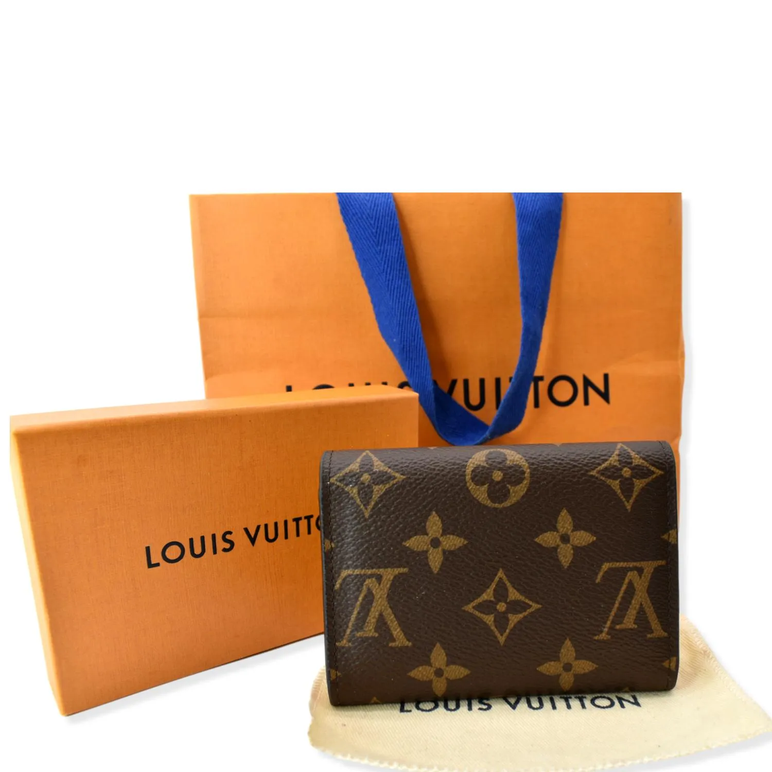 LOUIS VUITTON Rosalie Monogram Canvas Coin Wallet Rose Ballerine