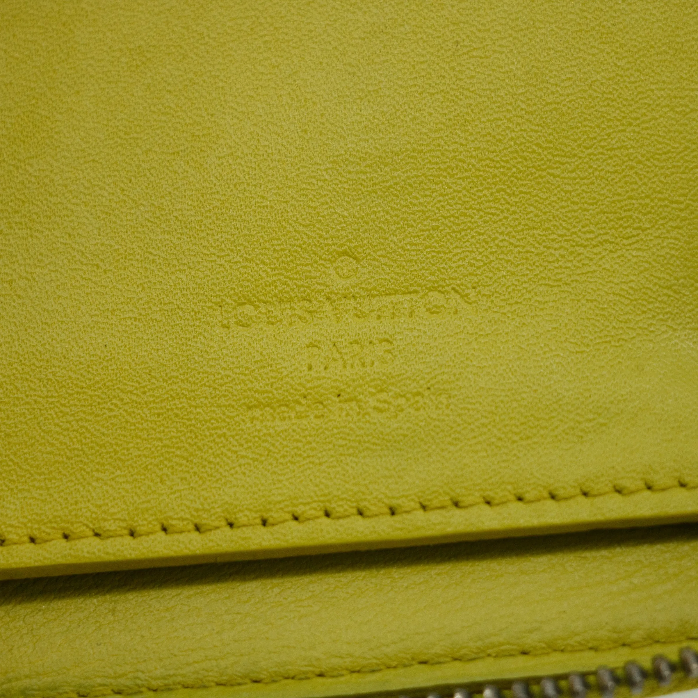 Louis Vuitton Yellow Damier Infini Zippy Wallet #3095