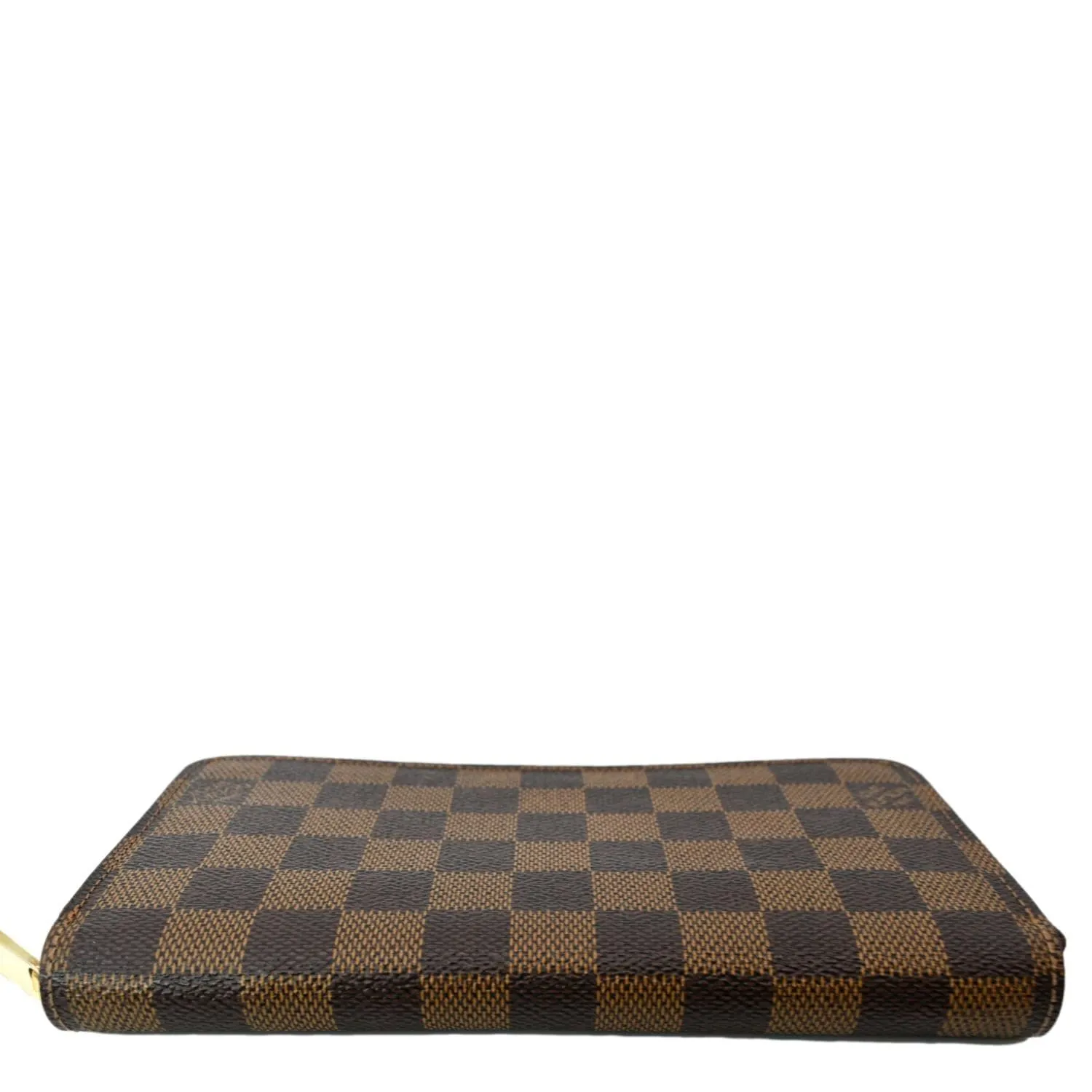 LOUIS VUITTON Zippy Long Damier Ebene Wallet Brown