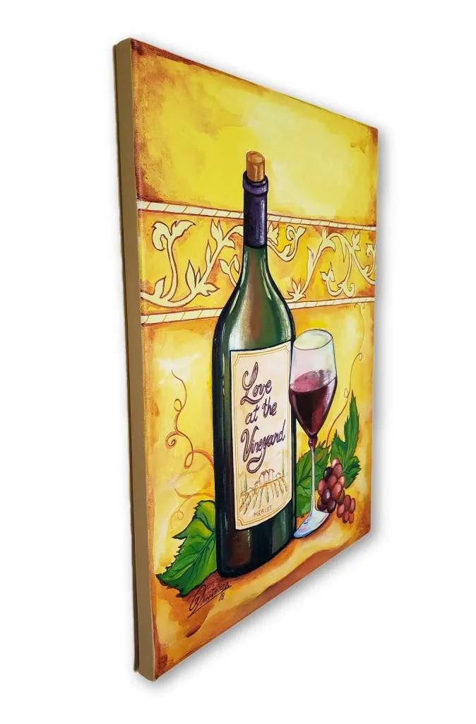 Love at the Vineyard- PREMIUM - 12 x 16 by A. Larrinaga