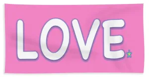 Love - Beach Towel