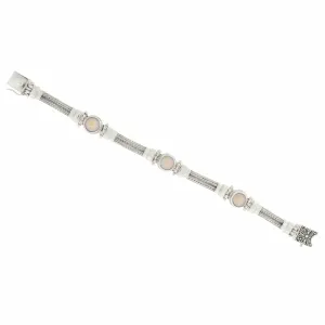 Lovely in Pink Three Pink Pearl Bali Bracelet