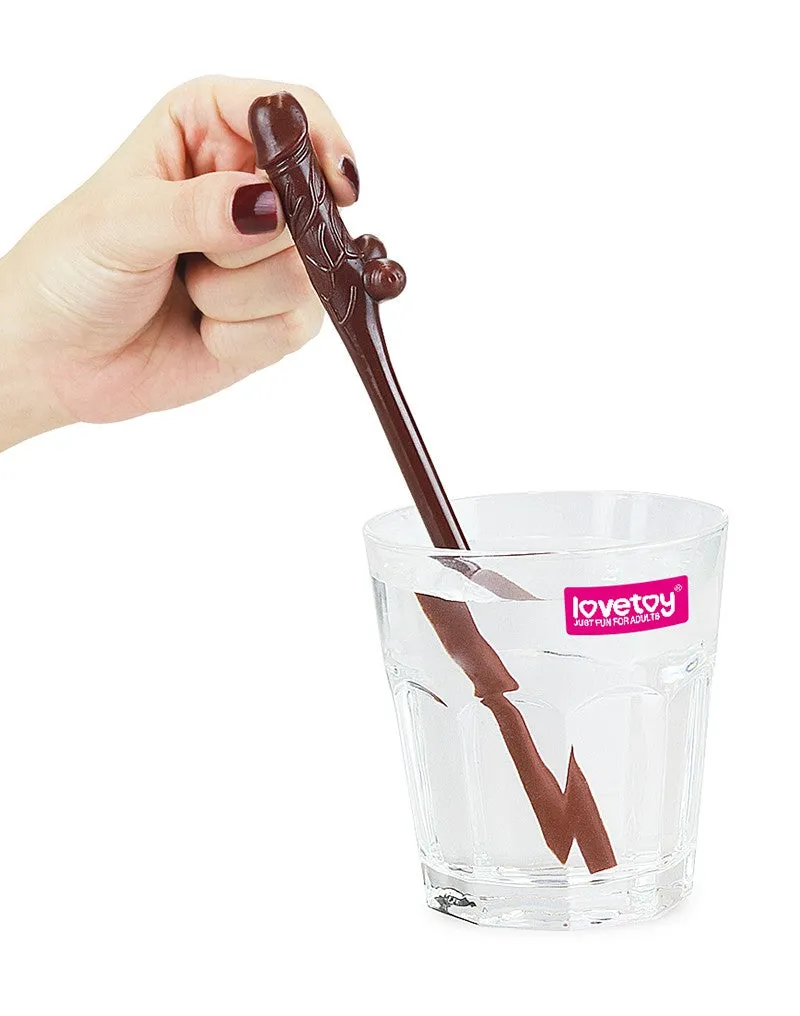 Lovetoy - Herbruikbare Piemel Drinkrietjes - Lichte En Donkere Huidskleuren