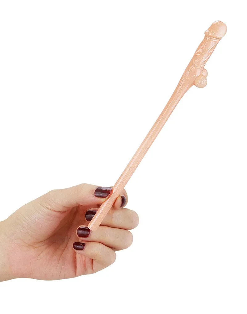 Lovetoy - Herbruikbare Piemel Drinkrietjes - Lichte Huidskleur