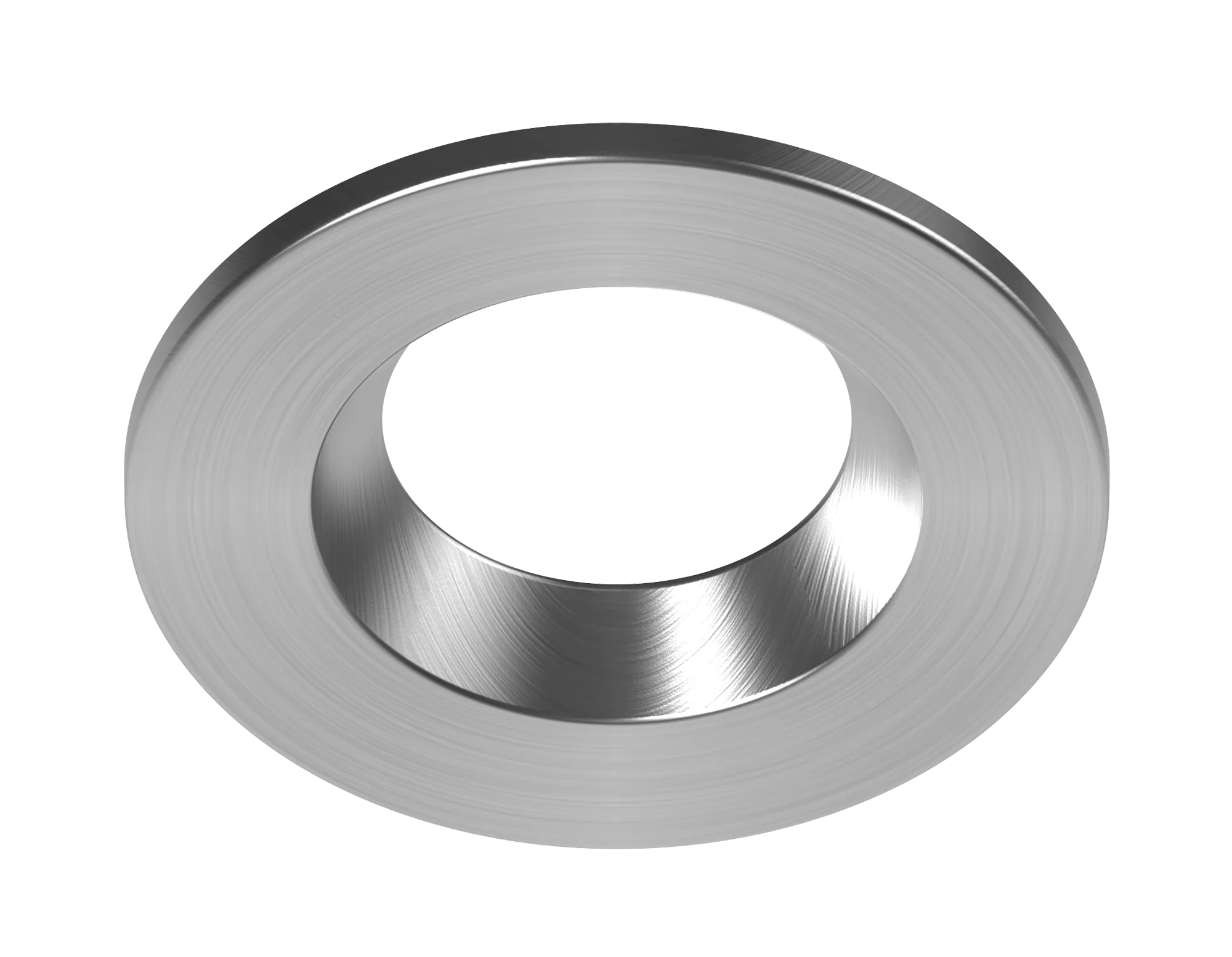 Luceco EFCBBZBS FType Compact Bezel Accessory Regressed - Brushed Steel