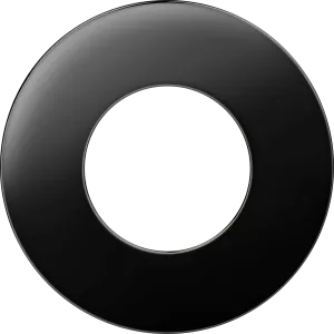 Luceco EFCFBZBN FType Compact Bezel Accessory Flat - Black Nickel