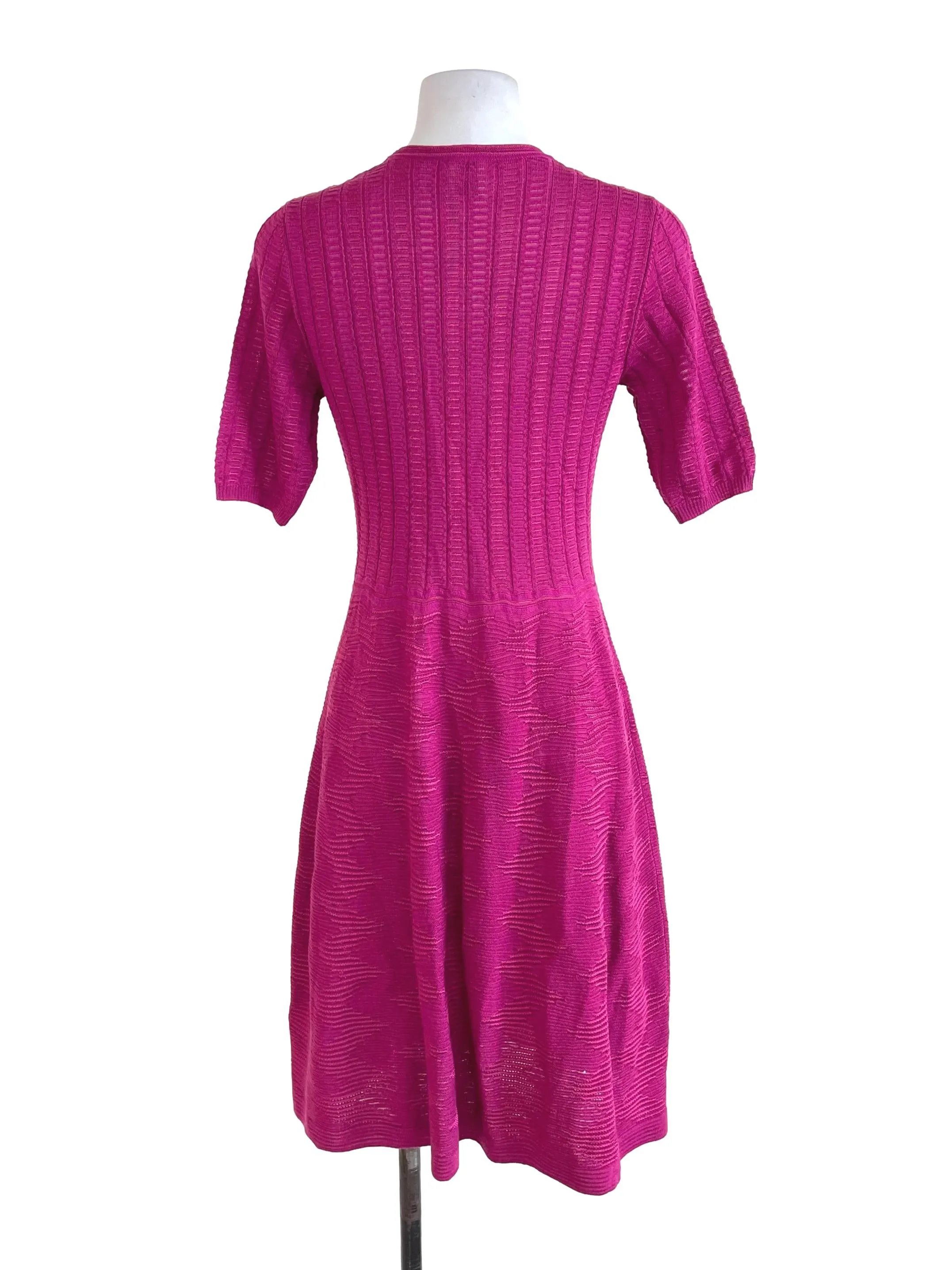 Magenta Purple Knit Dress