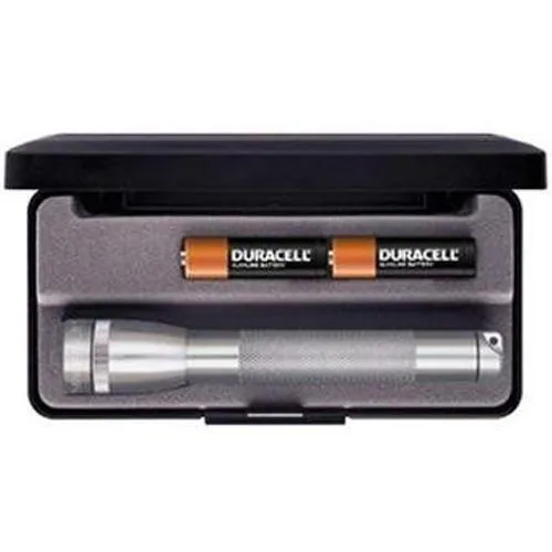 Maglite 2 Cell AA Mini Maglite Flashlight Gray
