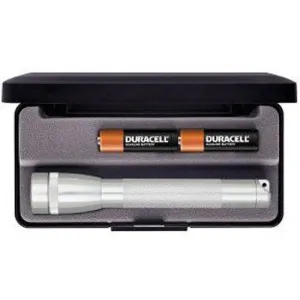 Maglite 2 Cell AA Mini Maglite Flashlight Silver