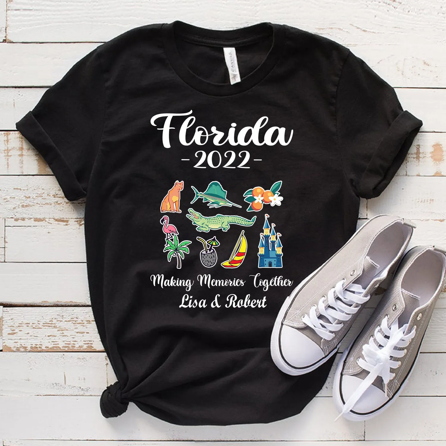Making Memories Together Family Vacation Personalized T-shirt