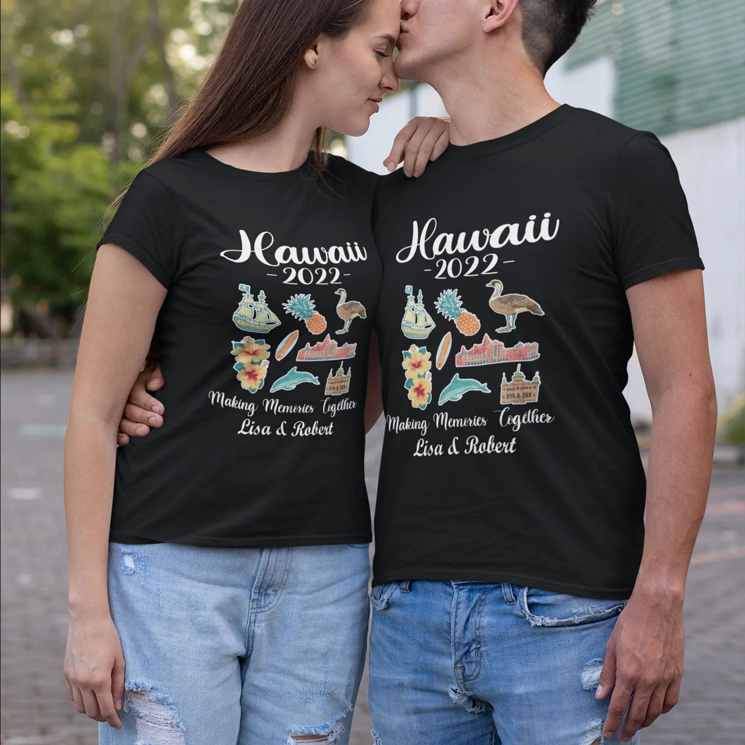 Making Memories Together Family Vacation Personalized T-shirt