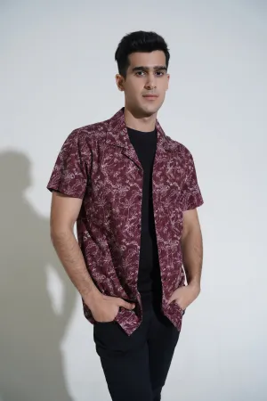 Maroon Vacation Shirt