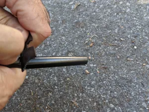 Massive Ferrocerium Rod   Striker With Storage Vault