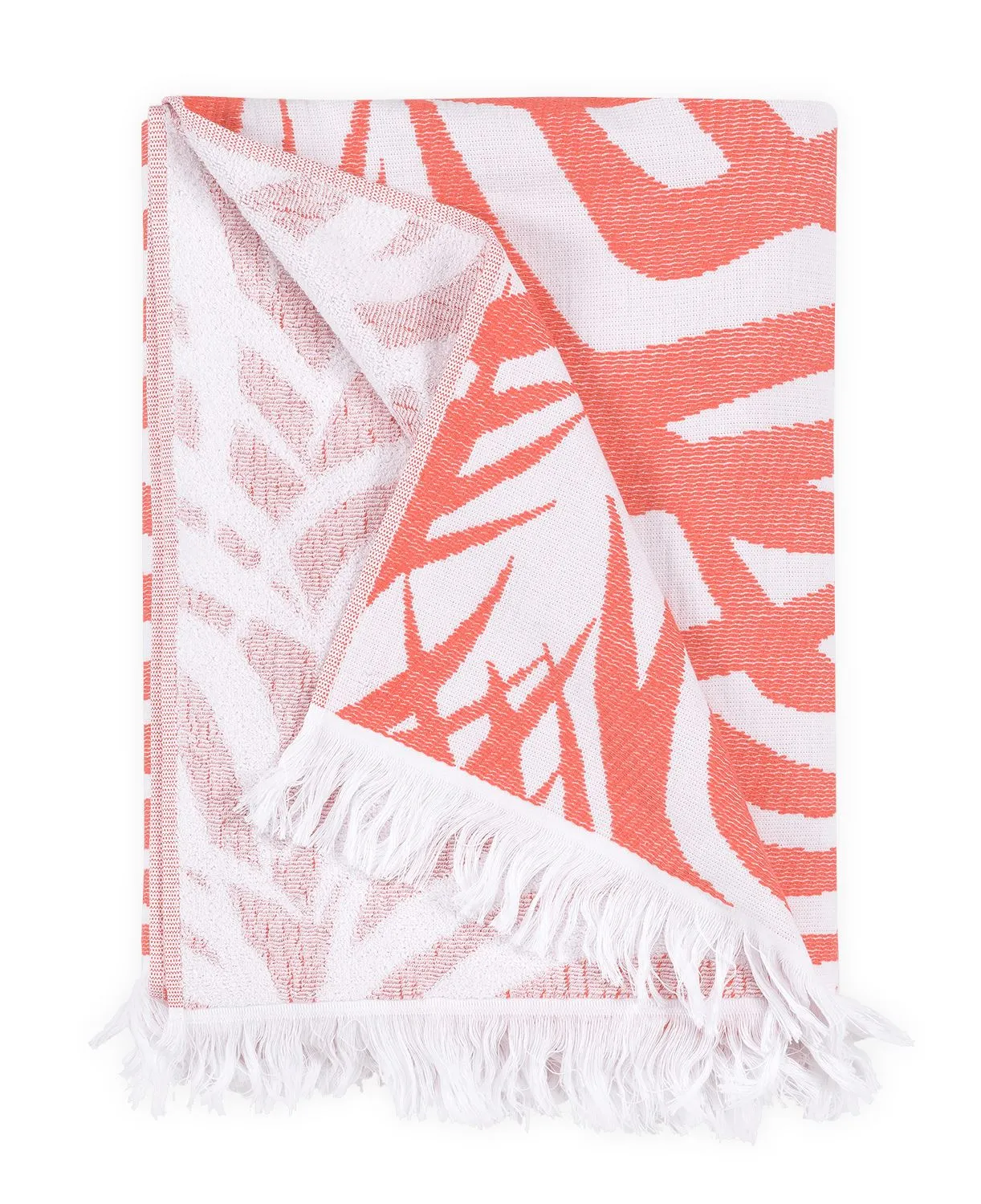 Matouk Schumacher Zebra Palm Beach Towels