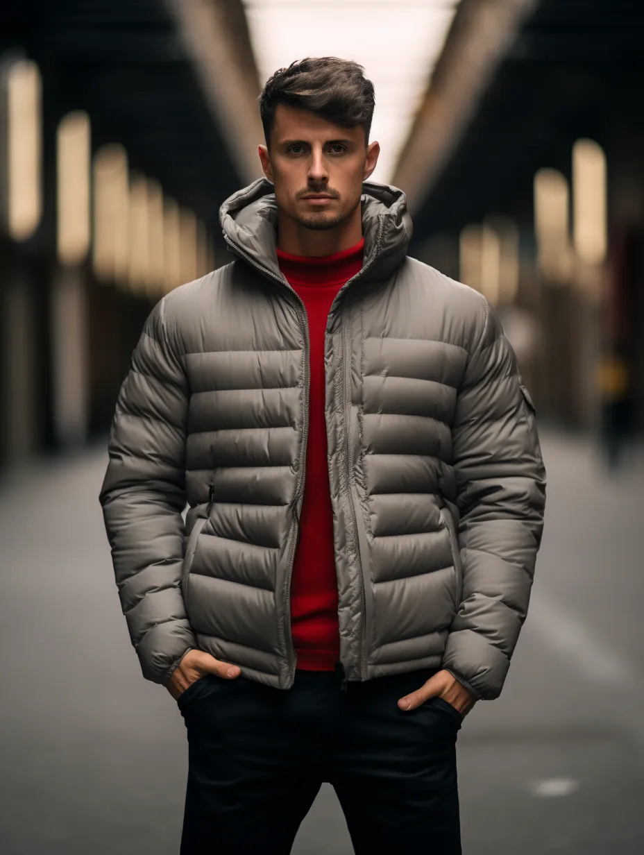 Men's Fashion Thin Down Hoodie Jacket