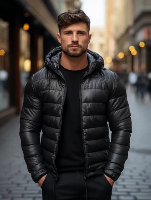 Men's Fashion Thin Down Hoodie Jacket