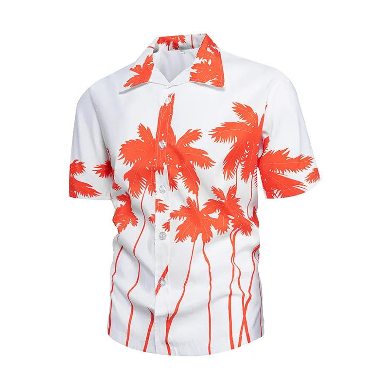 Men's Hawaiian Floral Beach Shirt
