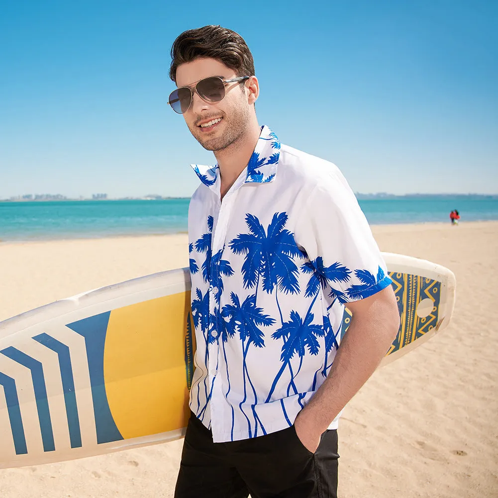 Men's Hawaiian Floral Beach Shirt