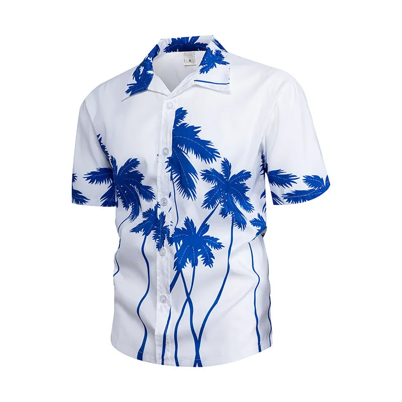 Men's Hawaiian Floral Beach Shirt