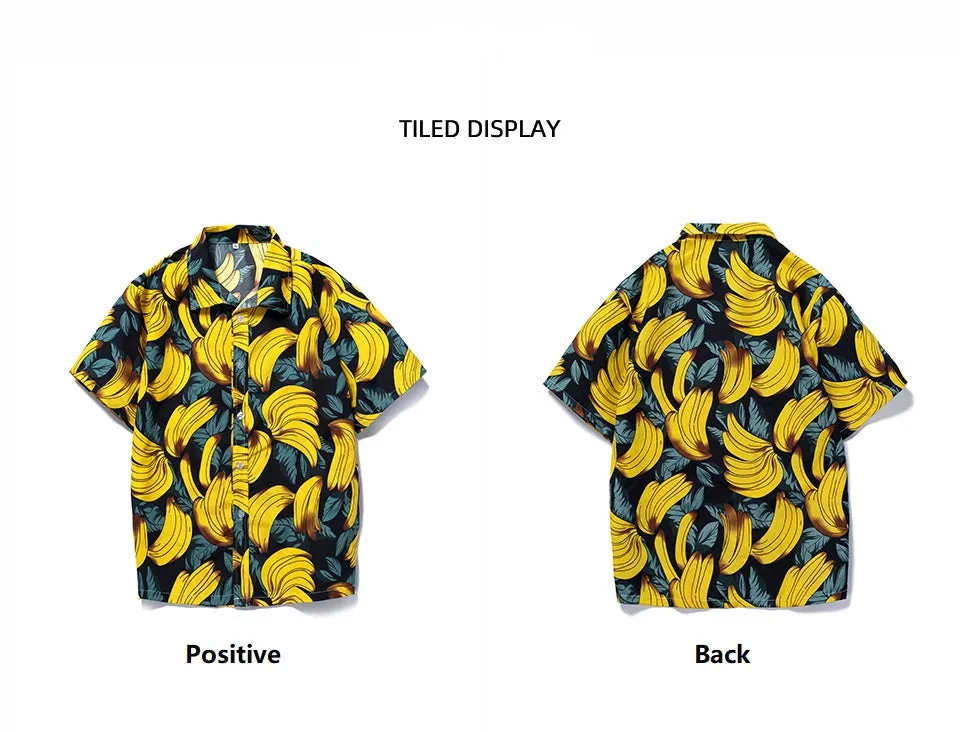 Men's Hawaiian Floral Beach Shirt
