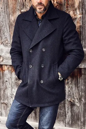 Men's slim and versatile trench coat