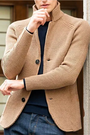 Men's Vintage Sweater Knitted Cardigan