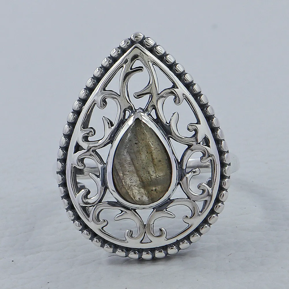 Mexican Turquoise Designer Silver Rings