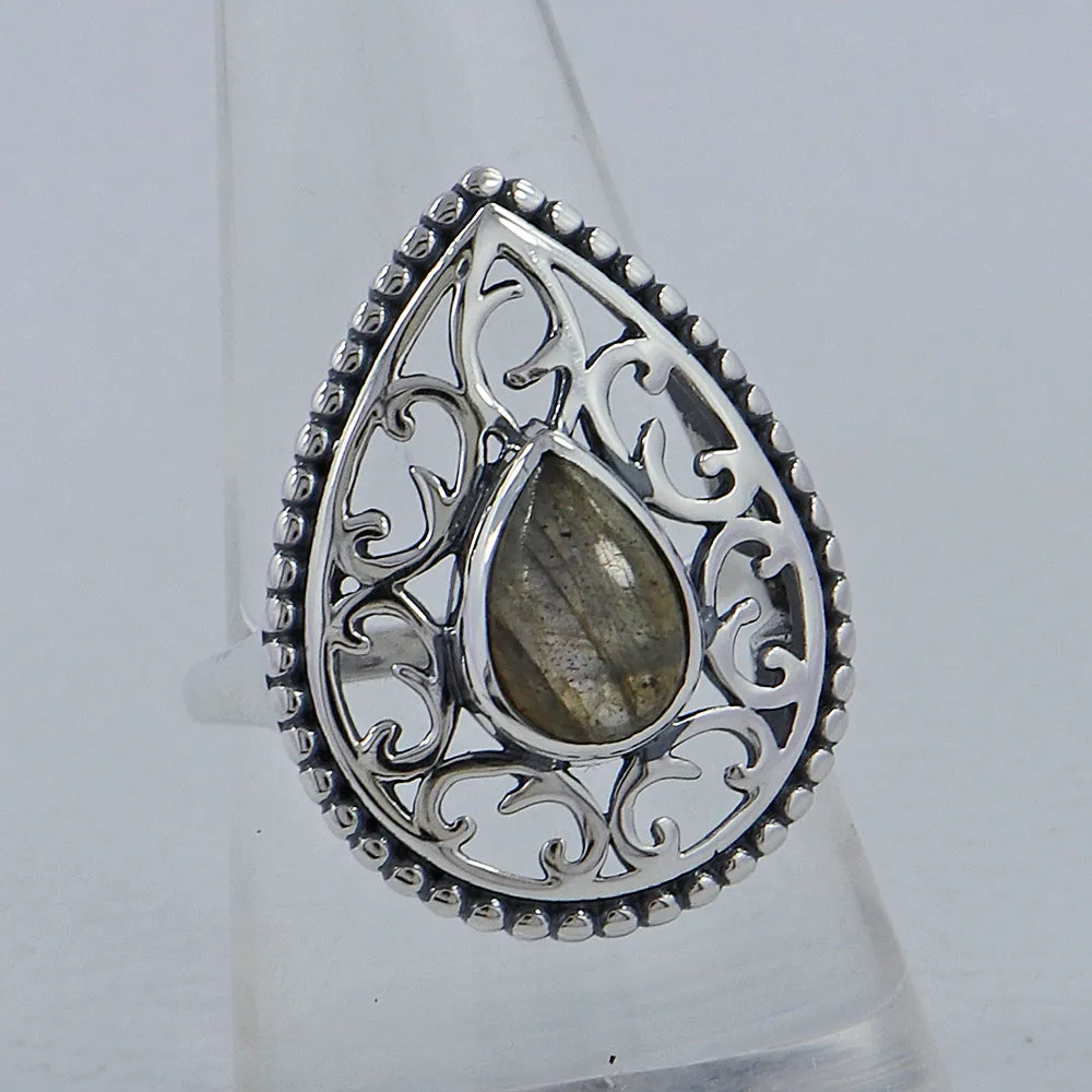 Mexican Turquoise Designer Silver Rings