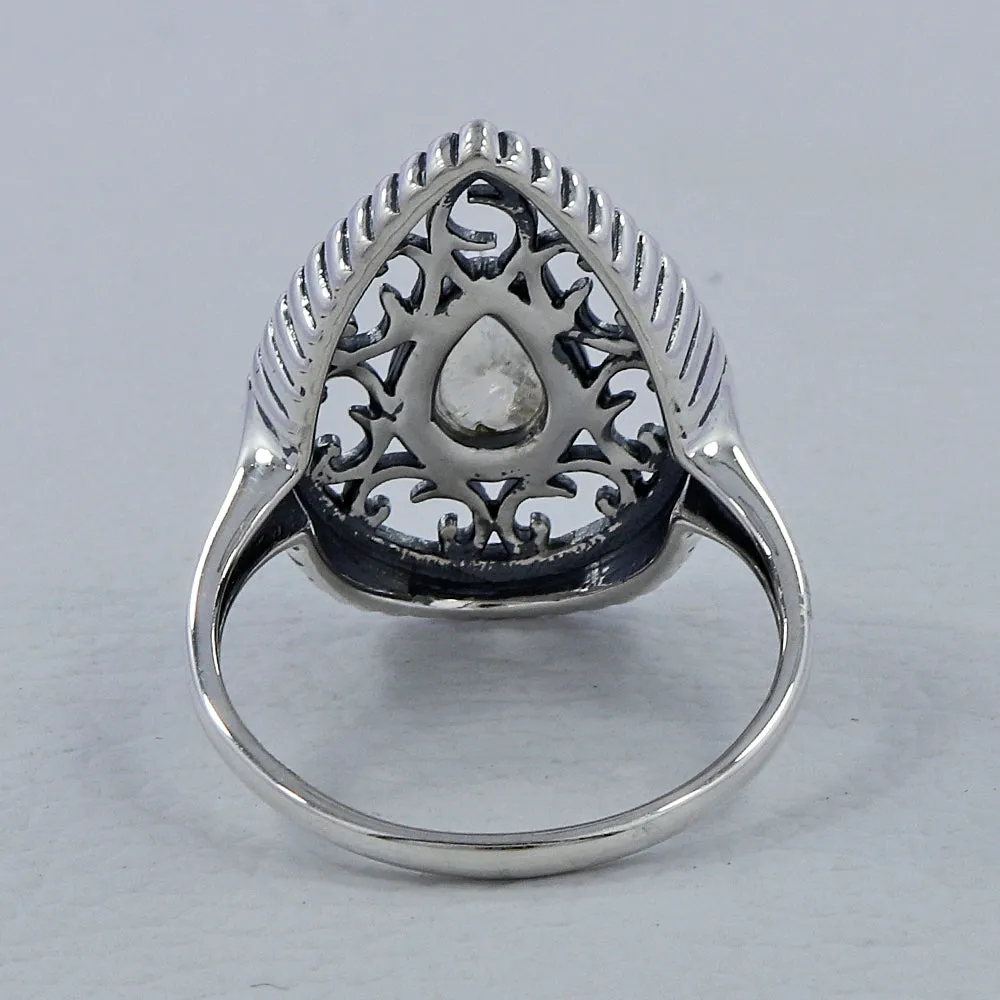Mexican Turquoise Designer Silver Rings