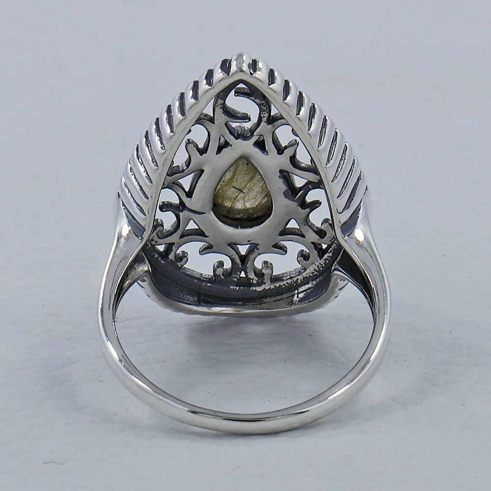 Mexican Turquoise Designer Silver Rings