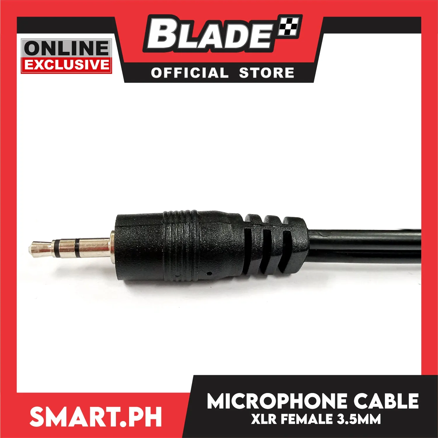 Microphone Cable XLR (3-pin) Female to 3.5MM Male Stereo Jack for BM800, V8 Sound card, Studio, Microphone, Mic and Karaoke Speaker
