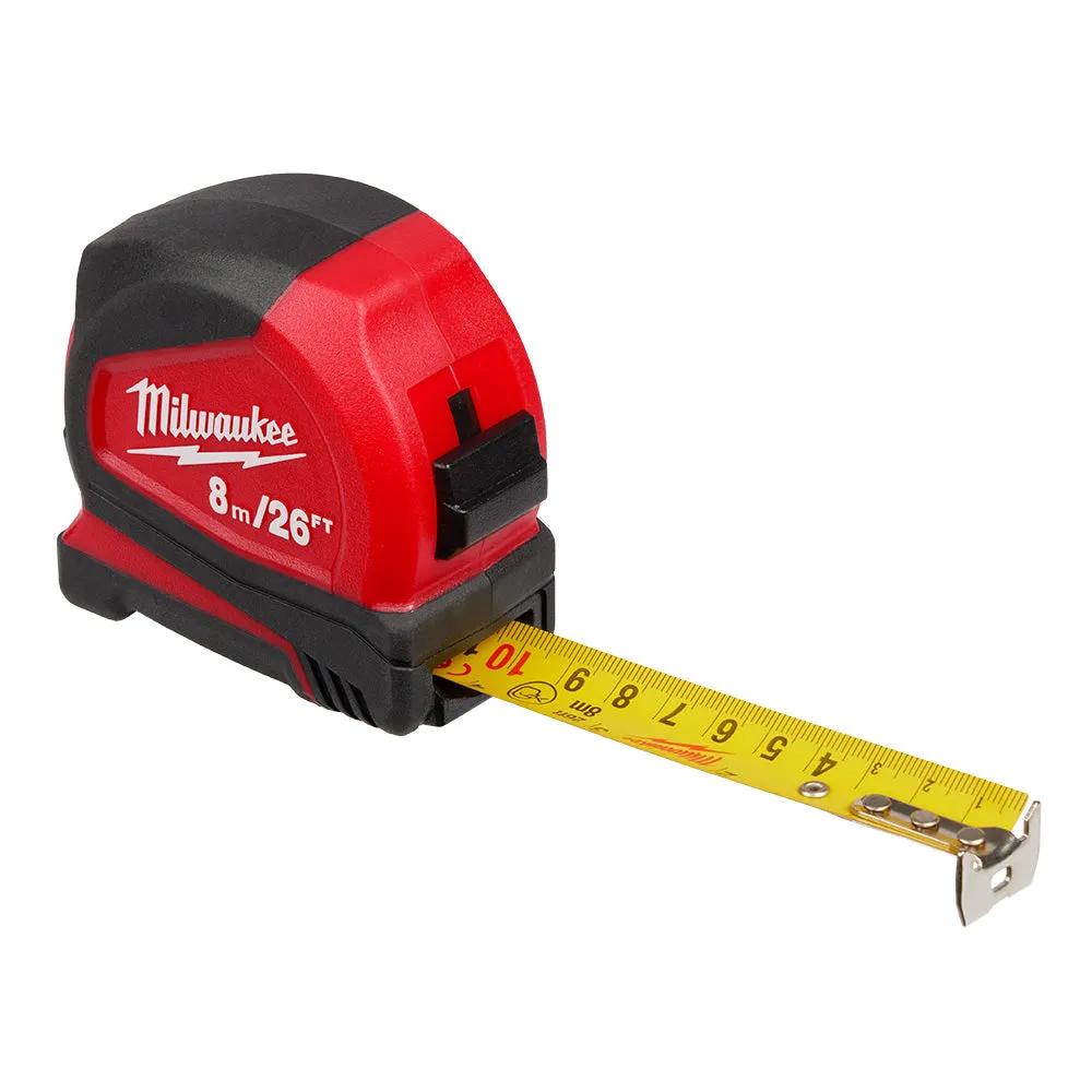 Milwaukee 48-22-6626 8m/26' Compact Tape Measure