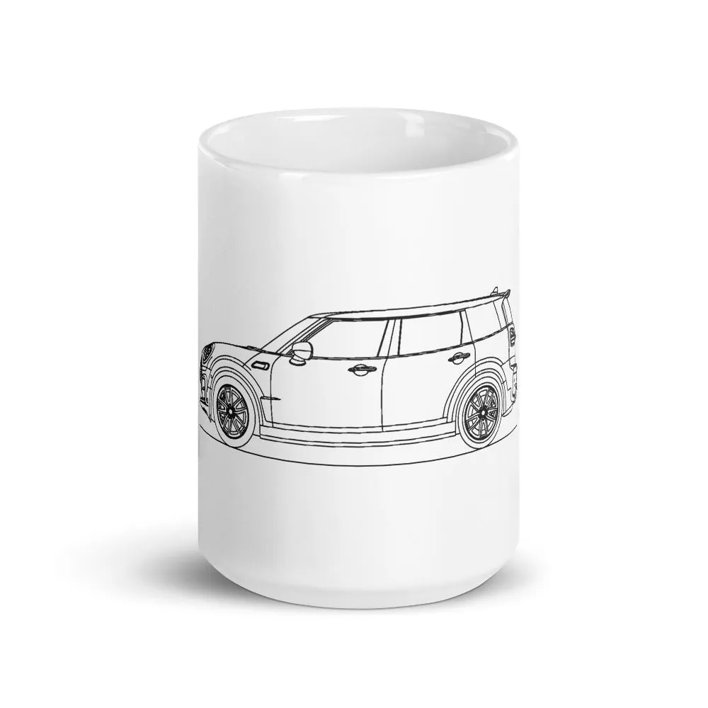 MINI Clubman JCW F54 Outline Mug