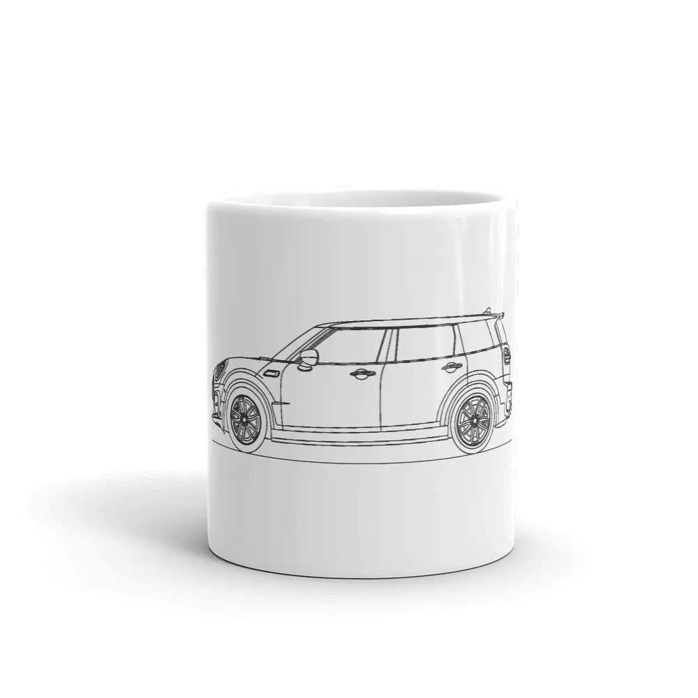 MINI Clubman JCW F54 Outline Mug