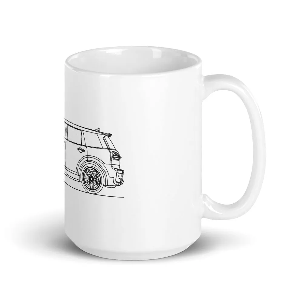 MINI Clubman JCW F54 Outline Mug