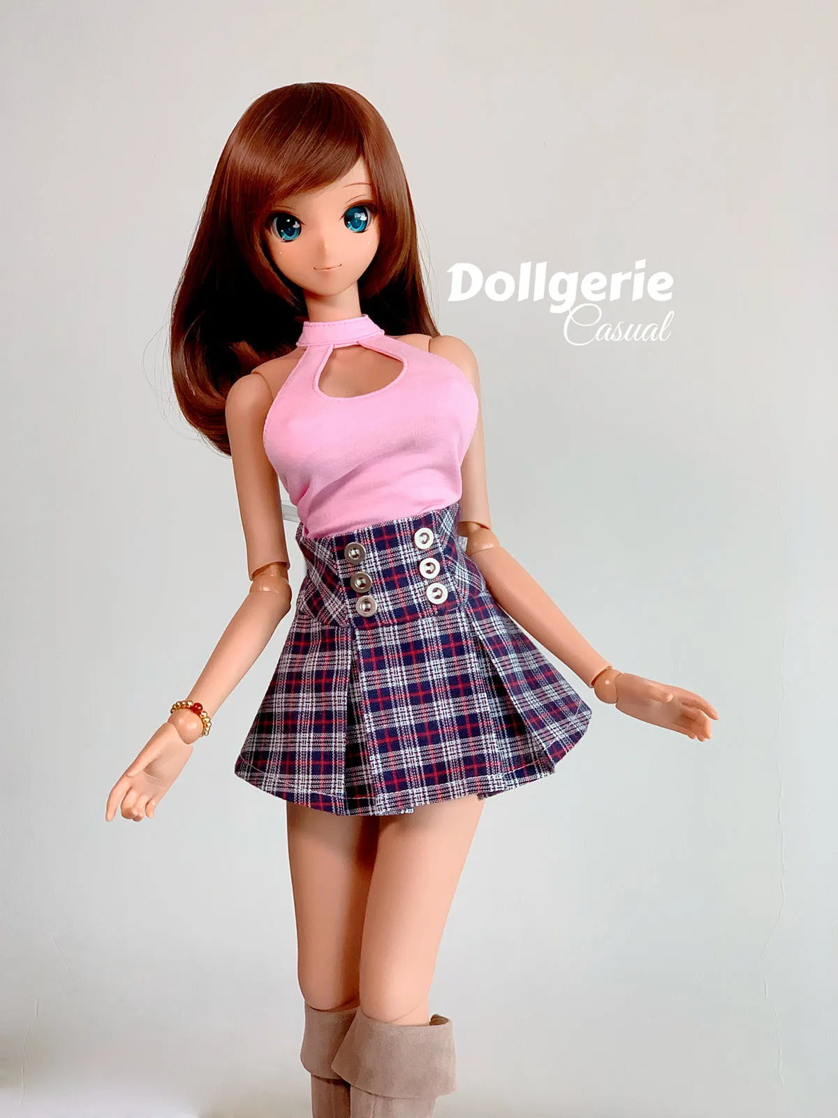 Mini Dark Pleated Skirt for SmartDoll / DDdy / SD13
