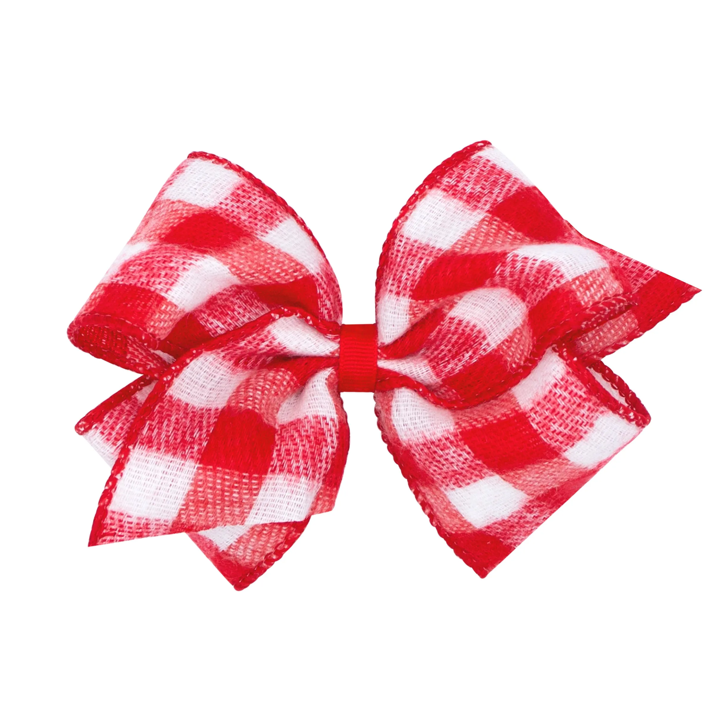 Mini King Holiday Plaid Bow on Clippie