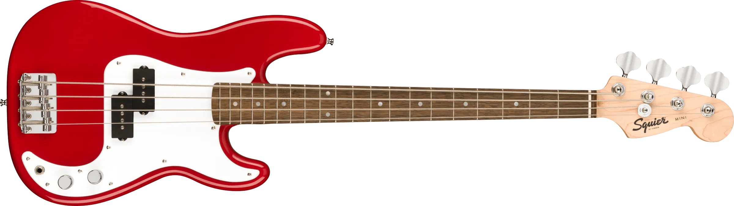 Mini Precision Bass, Laurel Fingerboard, Dakota Red