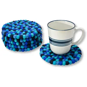 Mini Round Ball Mat- Blue