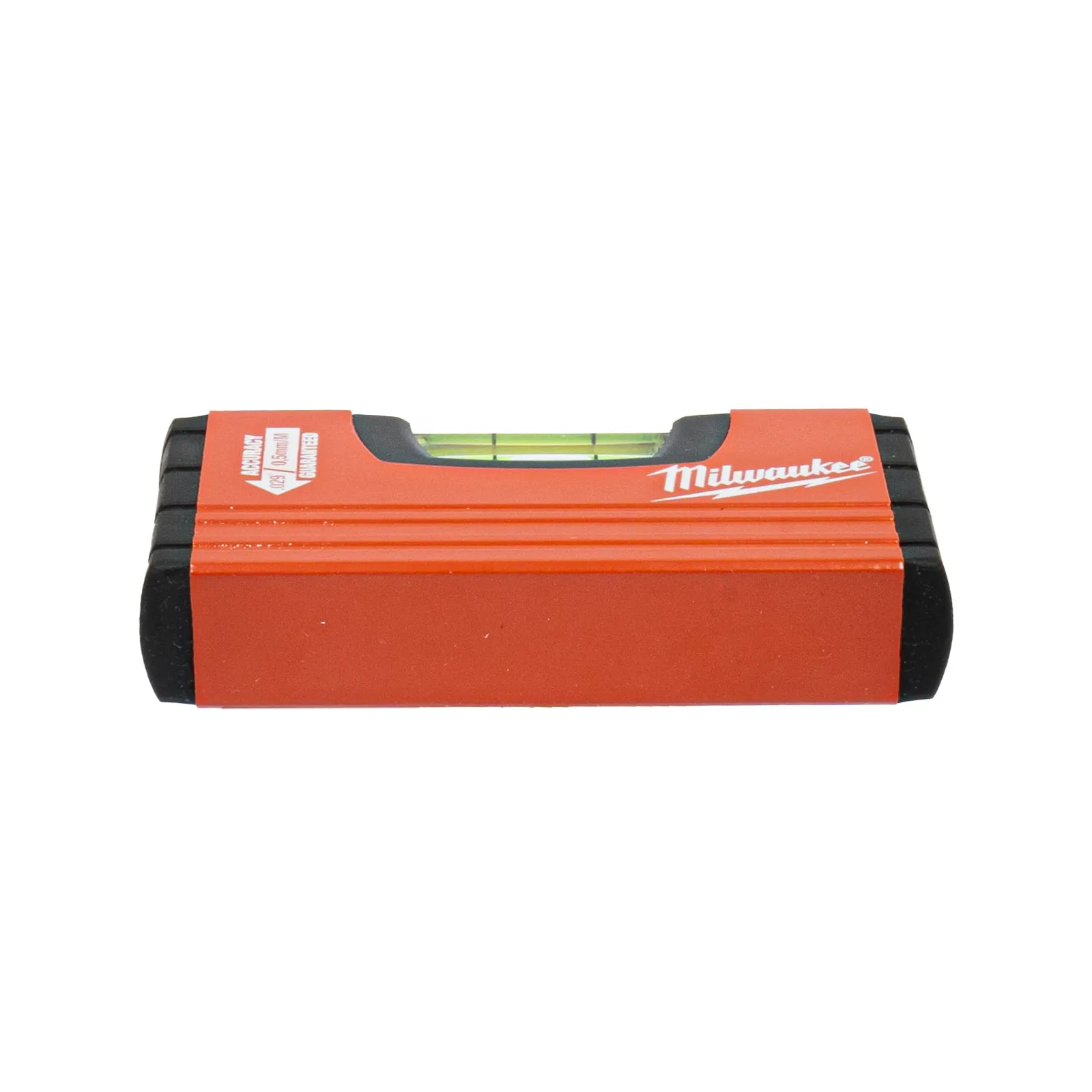 Mini Wasserwaage 10 cm (Aluminiumprofil, Acryllibelle, Stoßsicher, UV-beständig, Messgenauigkeit 0,029°)