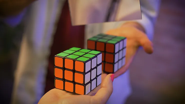 Mirror Mini Rubik Cube (Gimmick and Online Instructions) by Rodrigo Romano