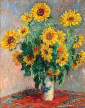 Monet Sunflowers
