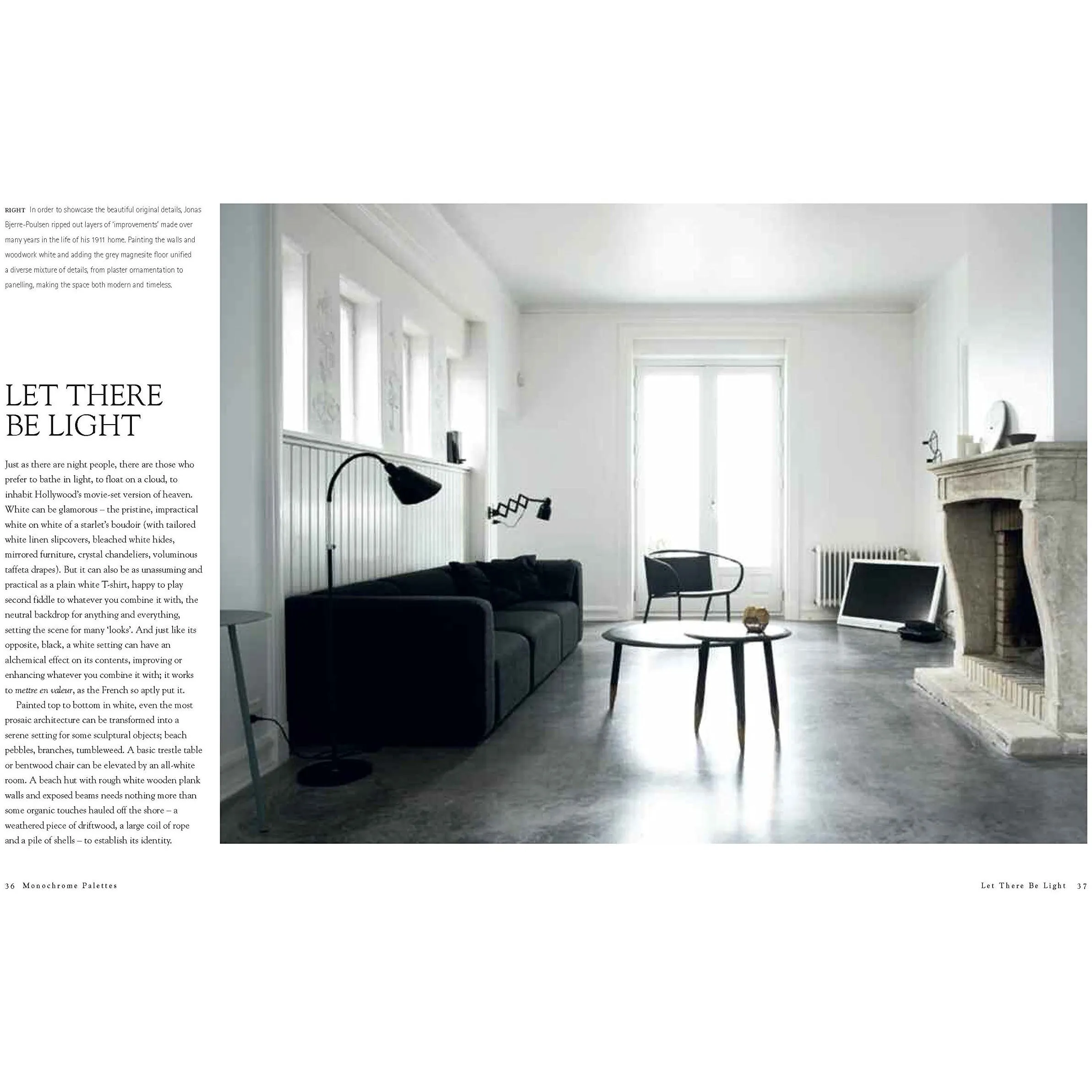Monochrome Home - Elegant interiors in black and white