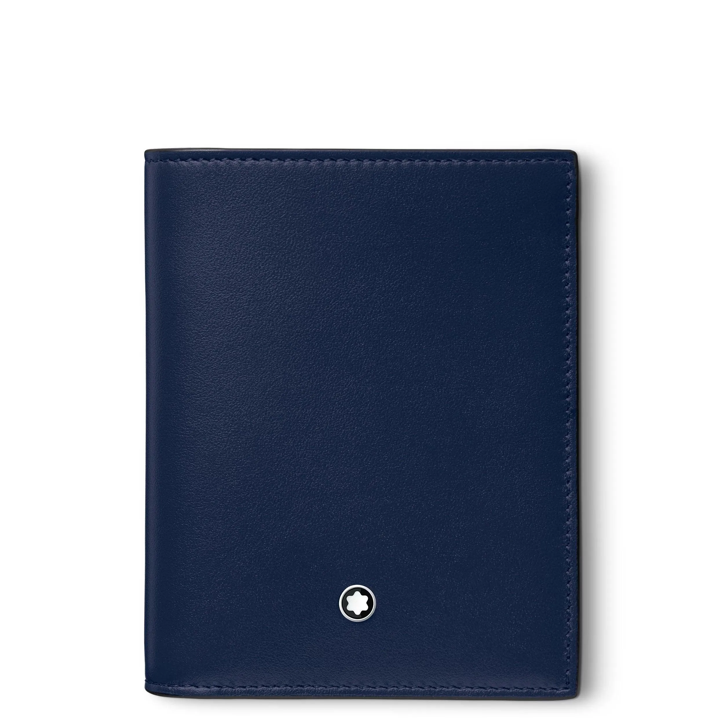 Montblanc compact portfolio 6cc ink blue 131695