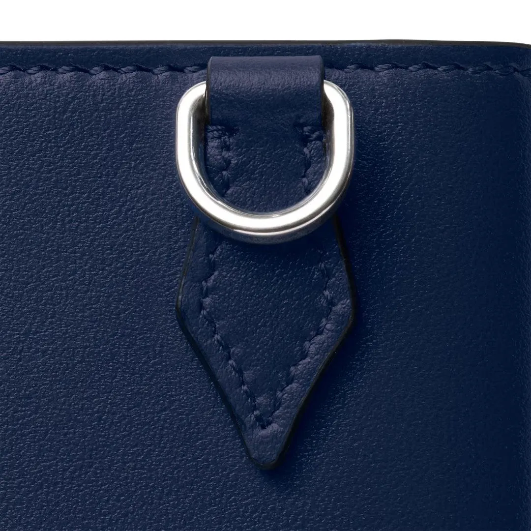 Montblanc compact portfolio 6cc ink blue 131695
