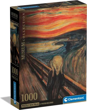 Museum Collection: Lurlo Di Munch The Scream 1000pc Compact Puzzle