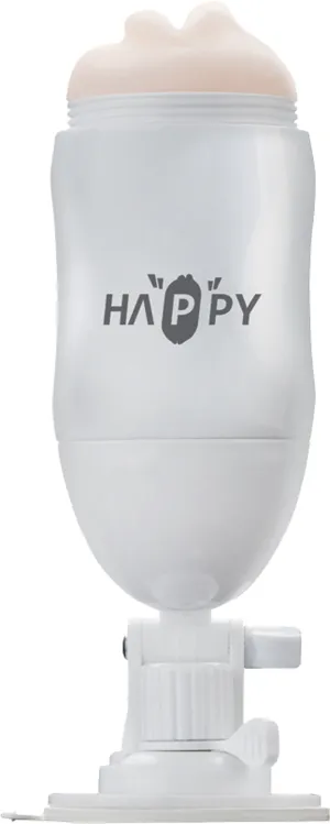 MX - Happy Cup Joy Wang - Mond en Vagina Masturbator - Cup Masturbator met Zuignap
