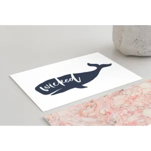 Nantucket Collection | Wicked Whale greeting card
