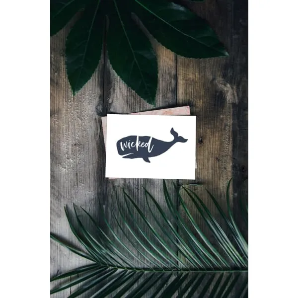 Nantucket Collection | Wicked Whale greeting card