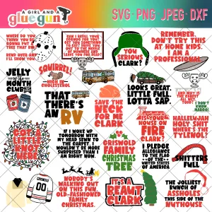 National Lampoon Christmas Vacation SVG Cut file bundle